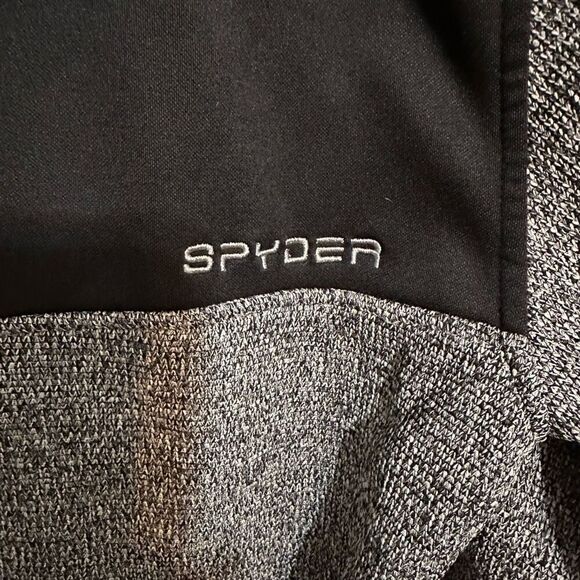 Spyder Men's Racer Quarter Zipper Pullover Hoodie size large - Picture 6 of 6